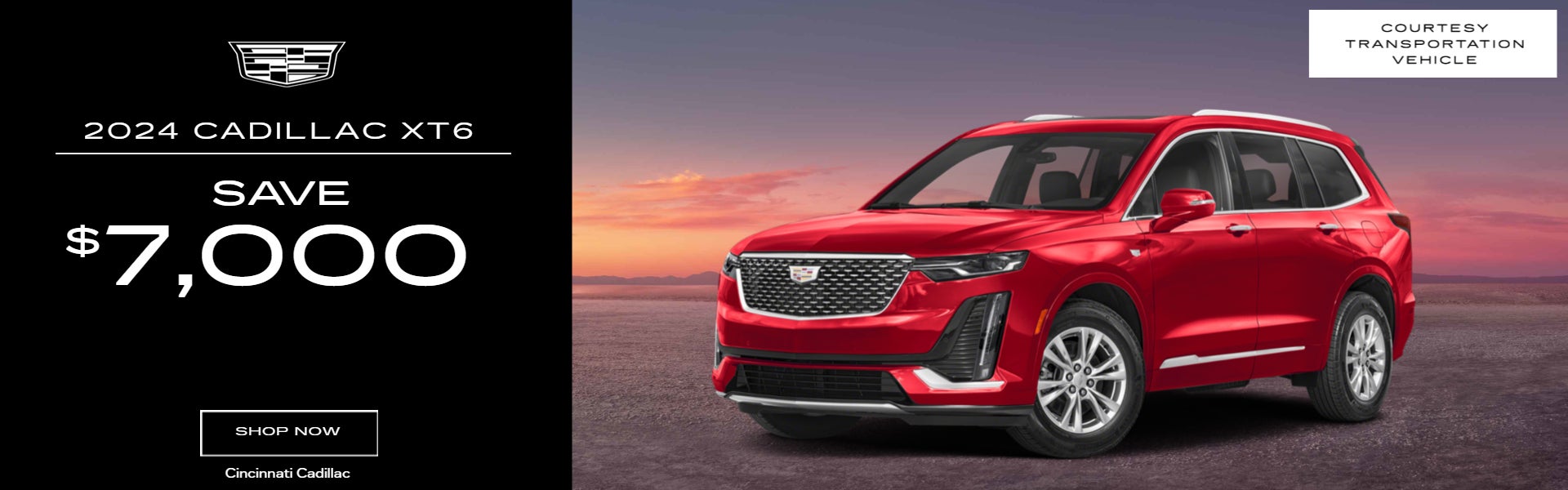 RED 2024 CADILLAC XT6 